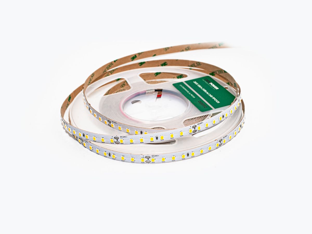 Светодиодная лента LEDS POWER 2835 128/м (12Вт/м) 24В нейтральная, серия ПРО125 008912