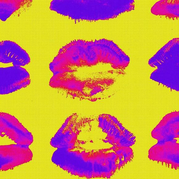 Панно Mind the gap WP20381 Neon Kiss Pink/Purple/Yellow