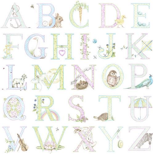 Обои Architector Little Genius DA62009 Alphabet