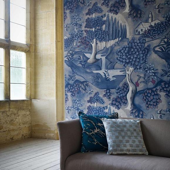 Обои Zoffany 313020 Verdure Indigo