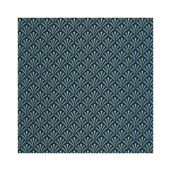 Обои Caselio 105306220 Abundance Bleu nuit dore