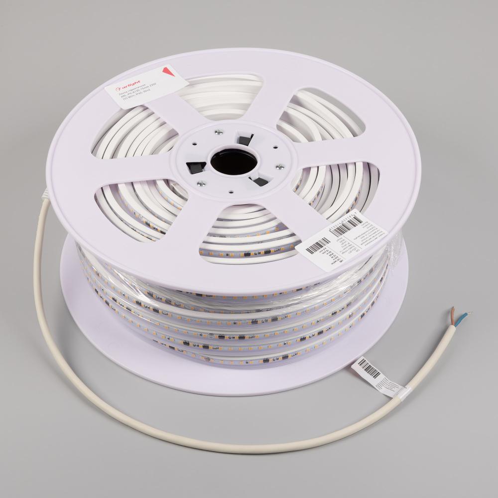 Светодиодная герметичная лента Arlight ARL-PV-A120-15mm 230V Warm3000 (15 W/m, IP65, 50m) 054700