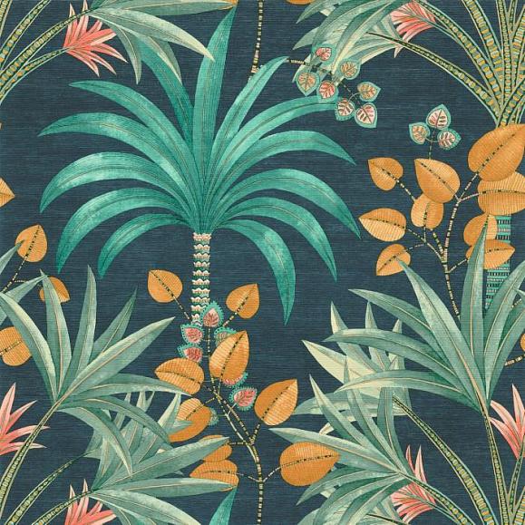 Обои Casamance 75521222 Mirissa Petrole/turquoise