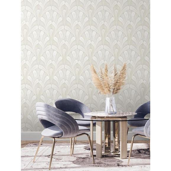 Обои York DM5022 Shell Damask Grey