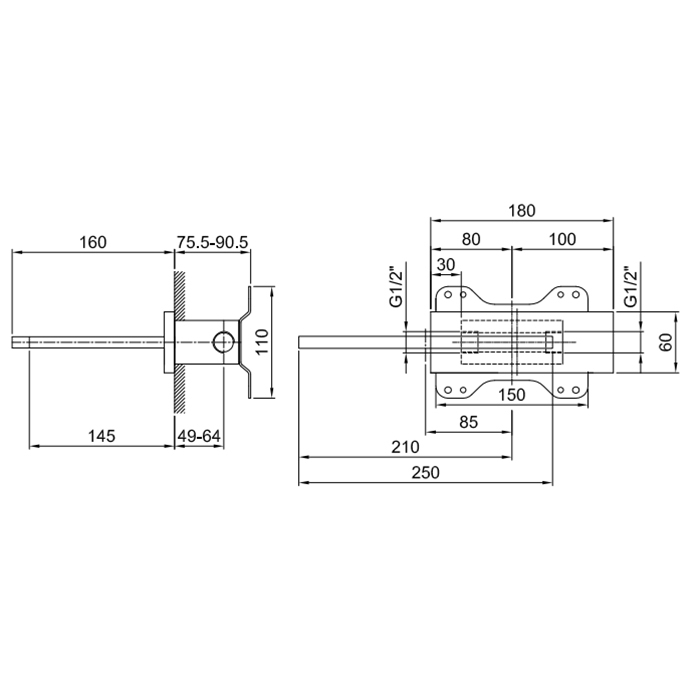 Fantini Milano Внутренняя часть для излива 5041B,5042B