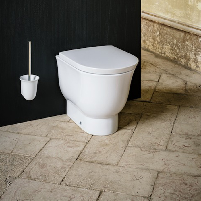 Laufen New Classic Унитаз моноблок безободковый 70х37х44см, выпуск универсальный, цвет: белый