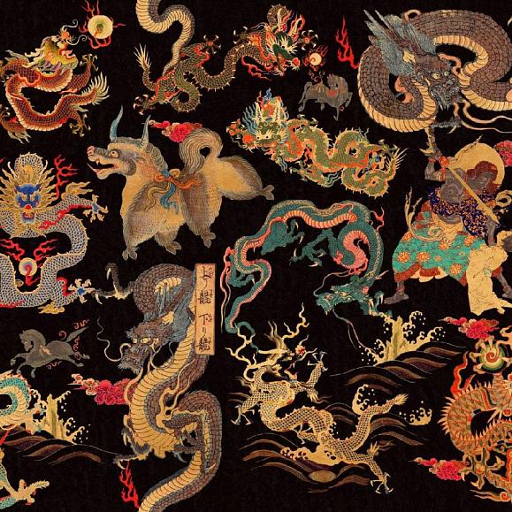Панно Mind the gap WP20425 Dragons of Tibet