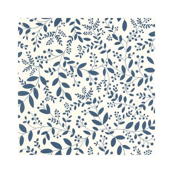 Обои Caselio 105340634 Sympathy Bleu indigo