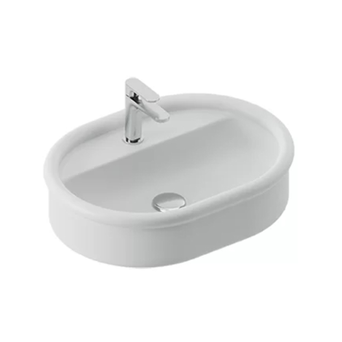 Artceram Brera Раковина накладная 60x45х15см., без отв., цвет: белый глянцевый