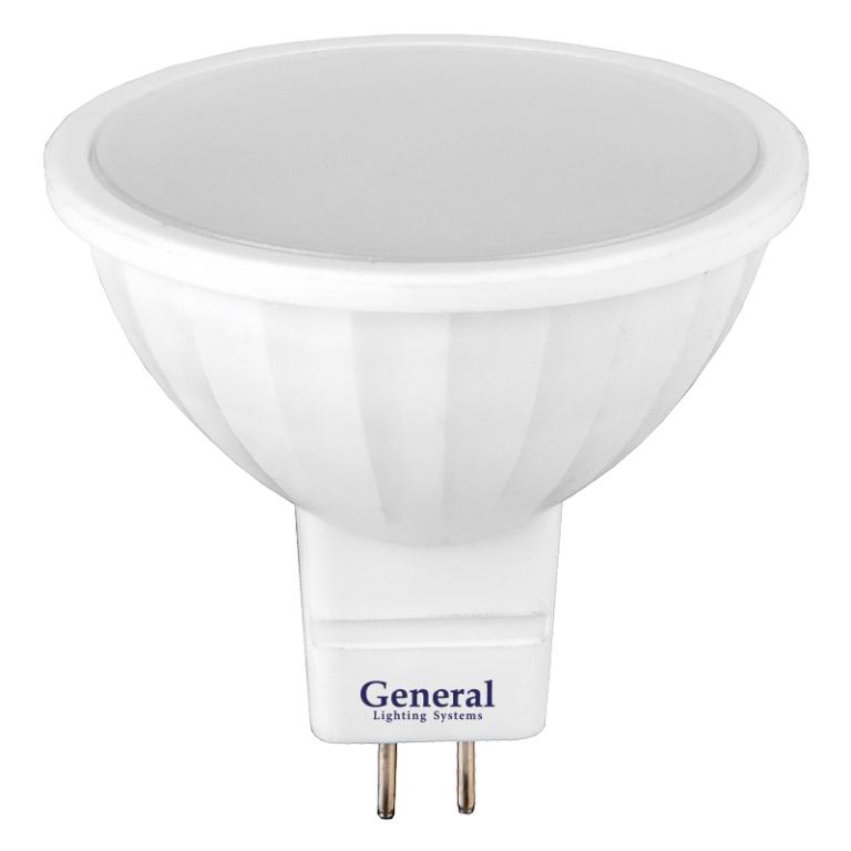 Светодиодная лампа General GLDEN-MR16-10-GU5.3-12-3000 661021