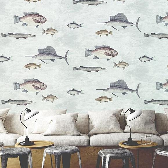 Обои KT-Exclusive DYW0002 Watercolor fish