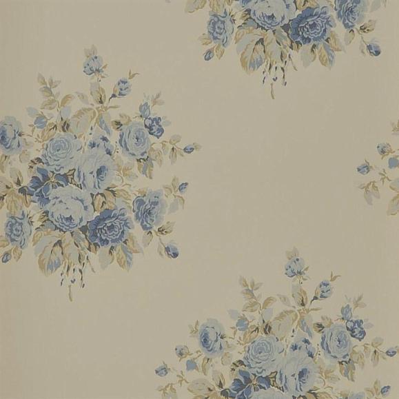Обои Ralph Lauren PRL707/07 Wainscott Floral Vintage Blue