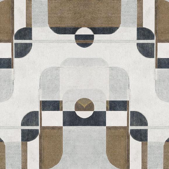 Панно Casadeco 200586130 Conrad Gris duvet / encre