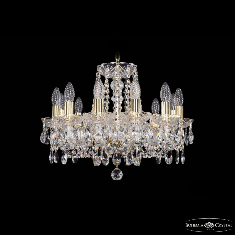 Подвесная люстра Bohemia Ivele Crystal 1402/12/160 G