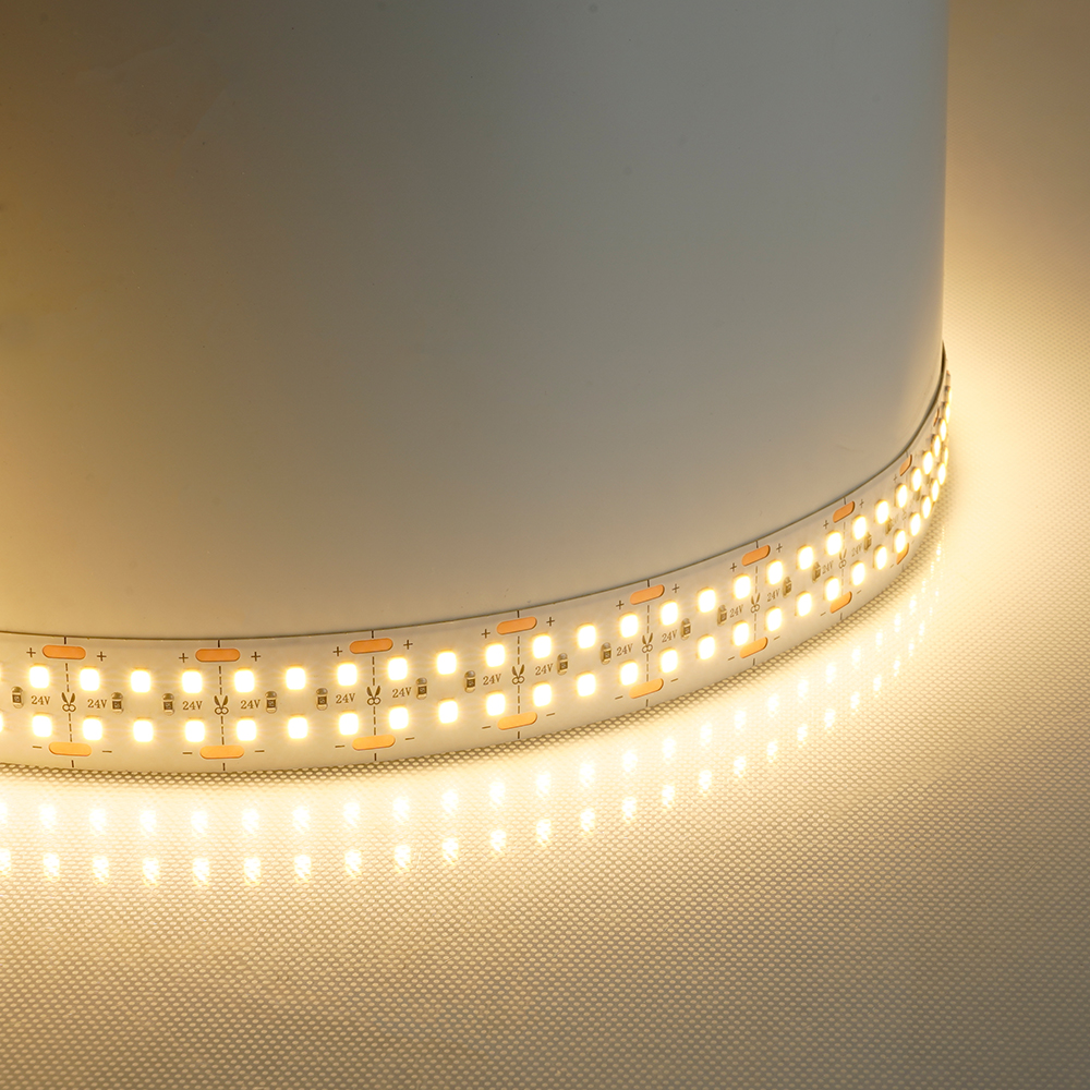 Светодиодная лента двухрядная Feron LS509 288SMD(2835)/м 30Вт/м 24V 3000К IP20 53475