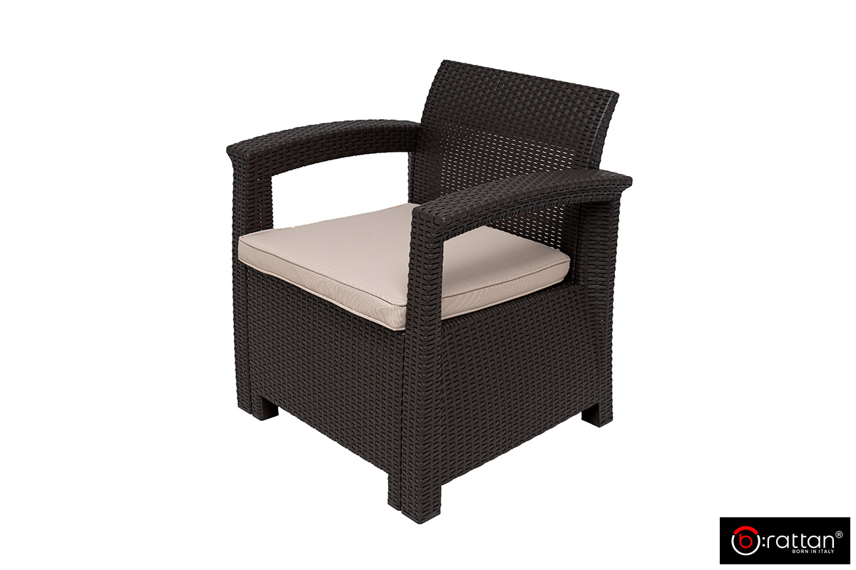 Комплект мебели Раттан Комфорт 5 / Rattan Comfort 5, венге