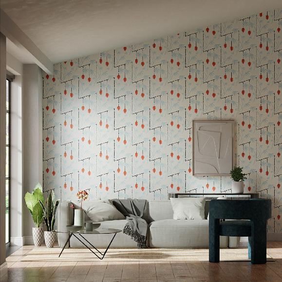 Обои Harlequin 112939 Kimiko Soft Focus/Harissa