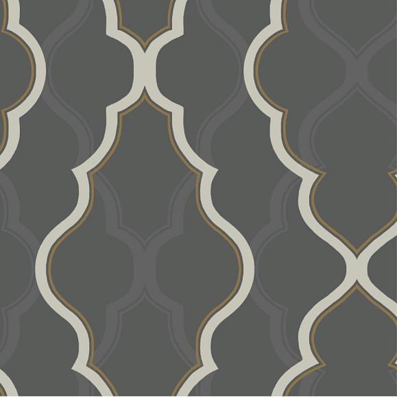 Обои York CI2395 Double Damask Verve/Black