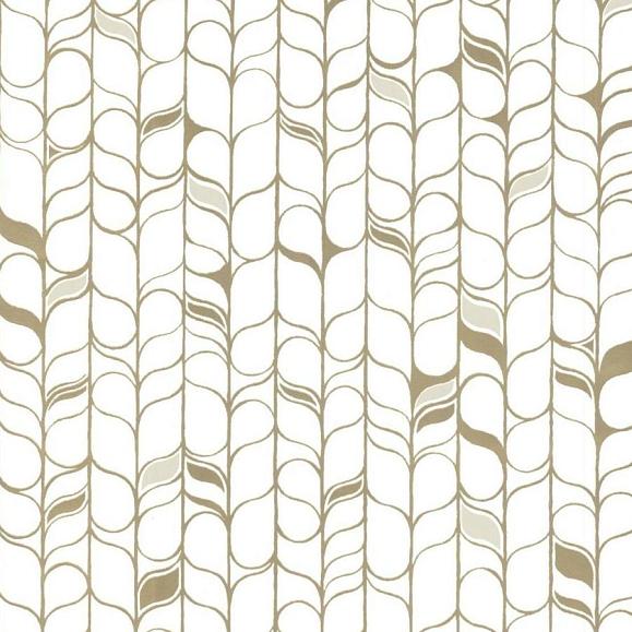 Обои York OS4201 Perfect Petals White/Antique Gold