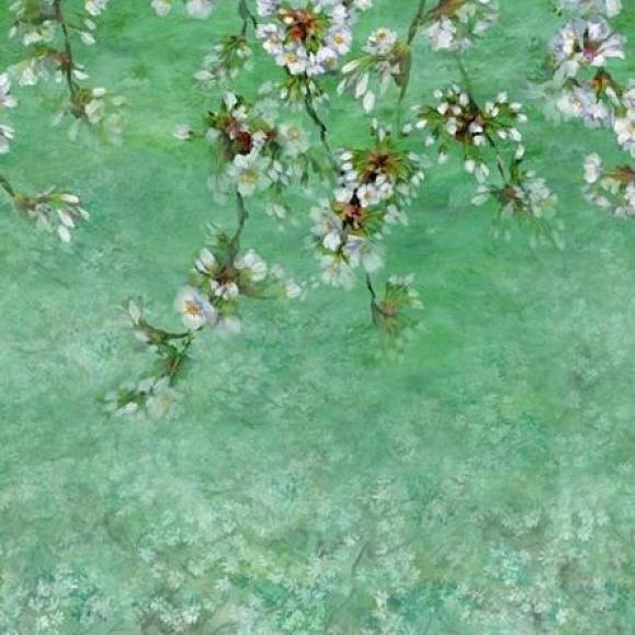 Панно Designers guild PDG1133/03 Assam Blossom Emerald