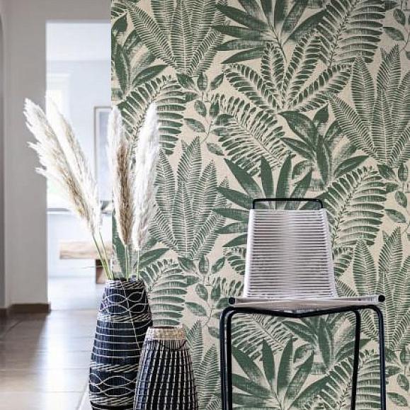 Обои Casamance 75183784 Aloes Vert Imperial/Grege
