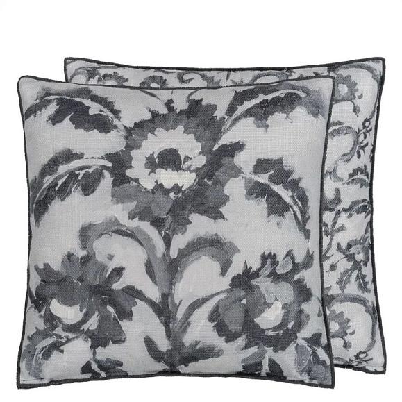 Подушка CCDG1285, Guerbois, Charcoal, Designers Guild 40x40см