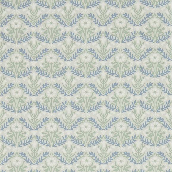 Обои Morris 216435 Morris Bellflowers Grey/Fennel