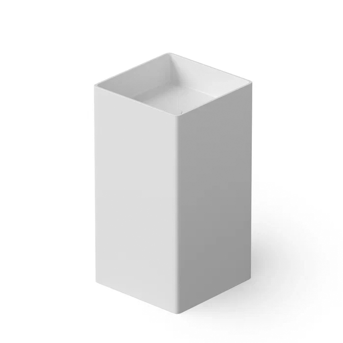 Dea Design Pedestal Basin Раковина 45х45х90см., напольная, без отв., Solid Surface, цвет: White №18