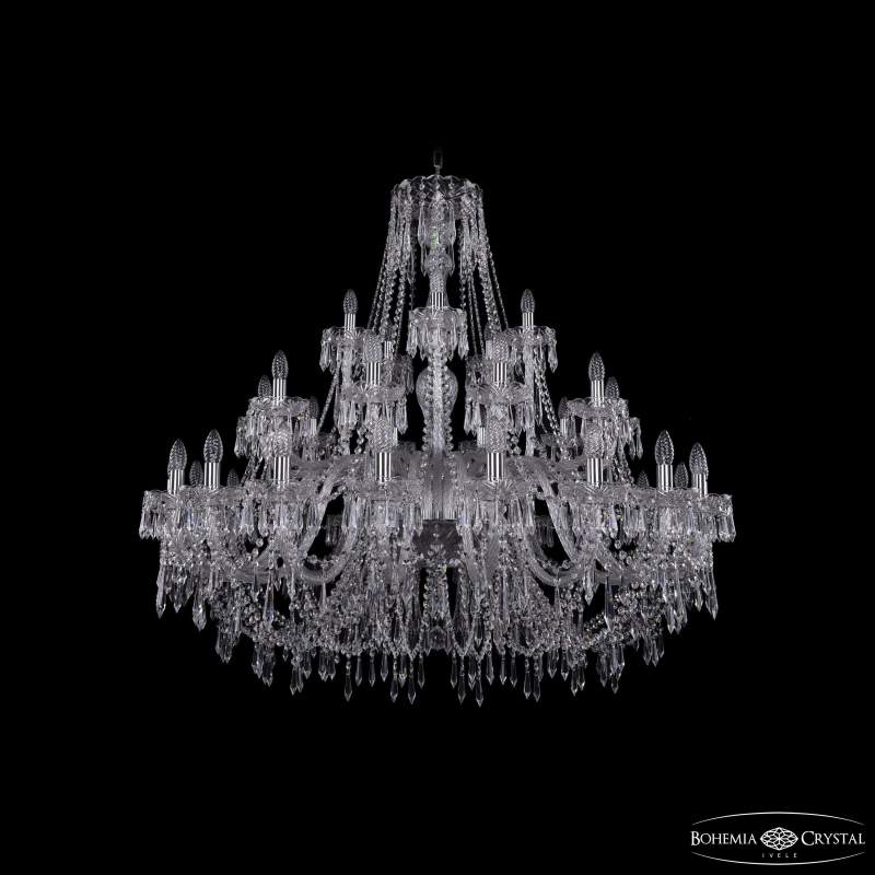 Подвесная люстра Bohemia Ivele Crystal 1403/20+10+5/460 Ni