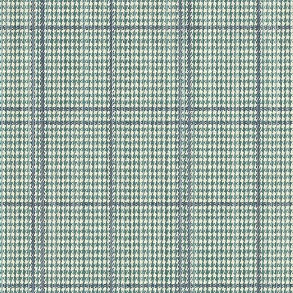 Обои Emil & Hugo 89751 Shepherd's Square Cotton White-Petrol