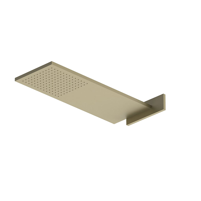 Fantini Venezia Верхний душ, латунь, настенный, цвет: Matt British Gold PVD