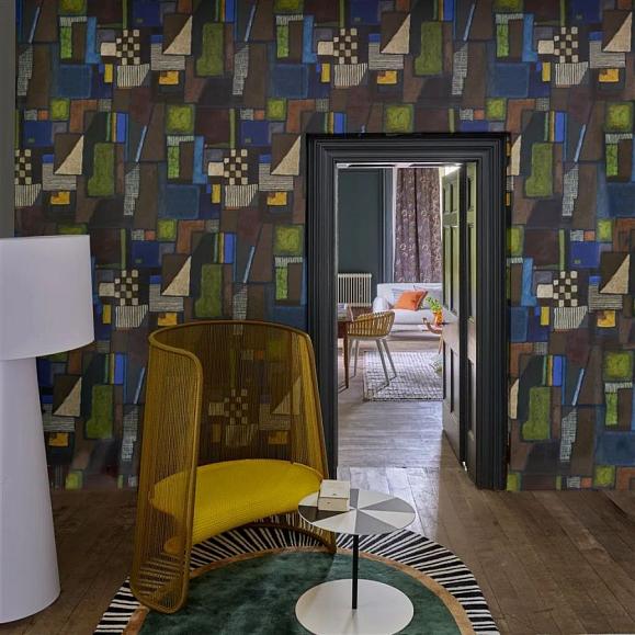 Панно Designers Guild PDG1203/02 Raku Patchwork Chocolate