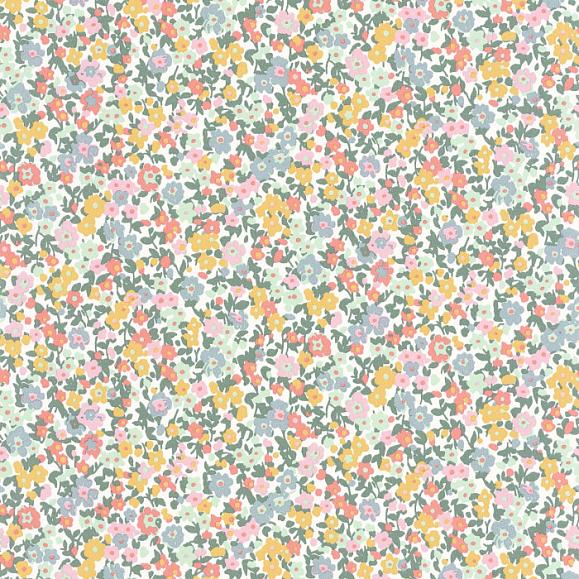 Обои Casadeco 89216212 Pansy Bleu / rose
