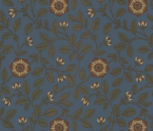 Обои Little Greene 0251RGREVIB Richmond Green Revival Blue