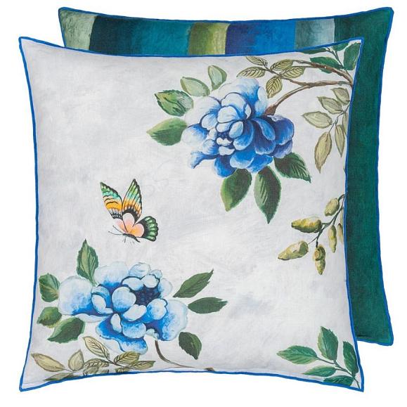 Подушка CCDG1217, Porcelaine de Chine, Cobalt, Designers Guild 55 x 55см