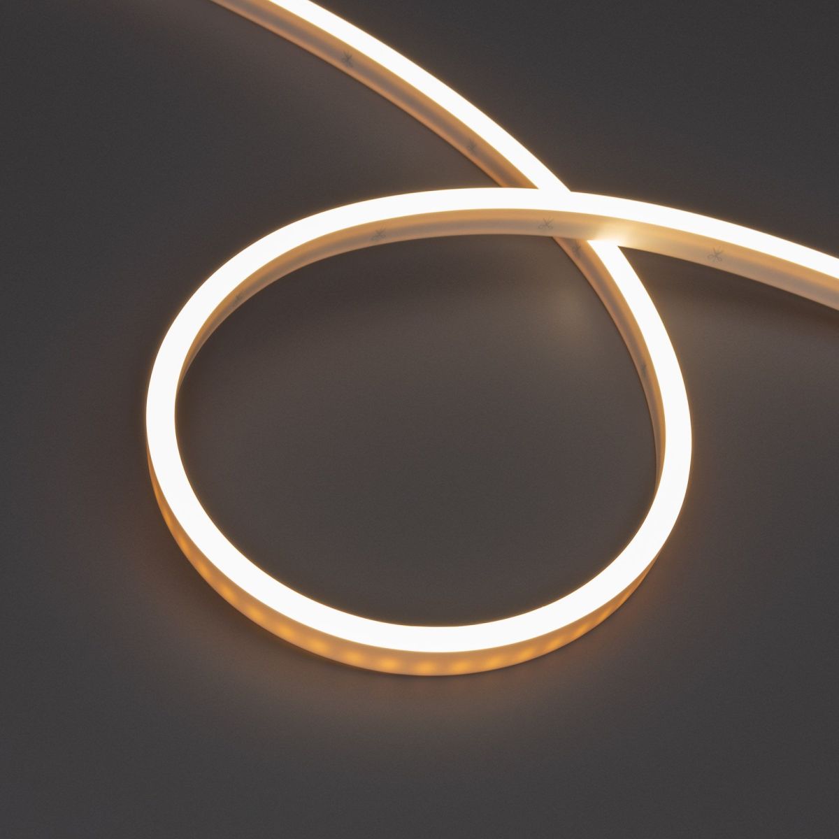 Светодиодная герметичная лента Arlight WAVE-SIDE-PU-A120-06x12mm 24V Warm3000 (8 W/m, IP68, 1m, wire x1) 052590