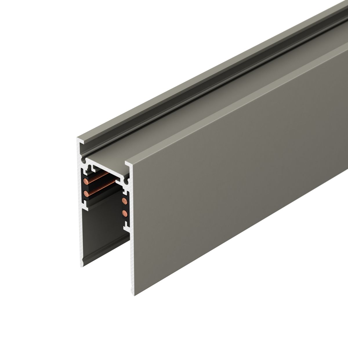 Шинопровод магнитный накладной Arlight MAG-ORIENT-COLOR-TRACK-2652-2000 (RAL7039) (IP20 Металл) 065746