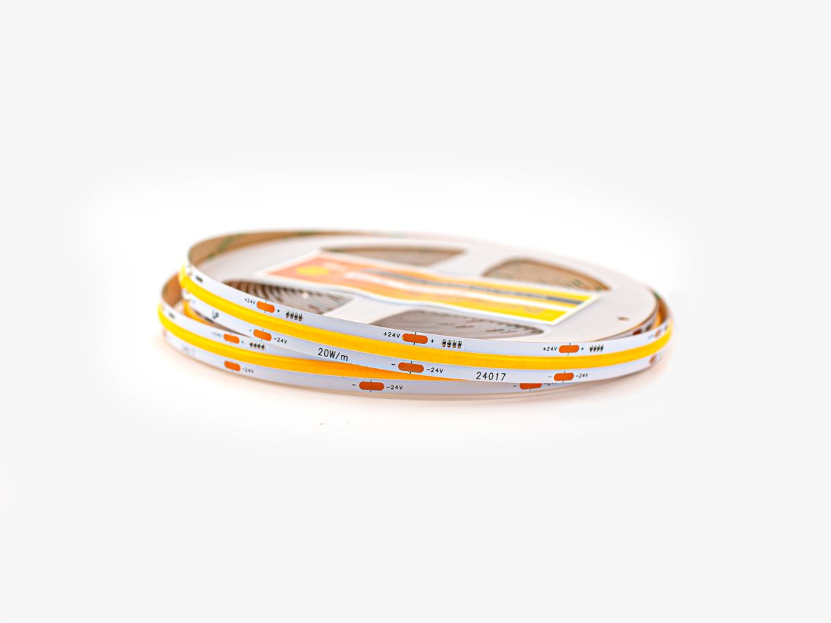 Светодиодная лента LEDS POWER COB 546/м (20Вт/м) 24В теплая 007915