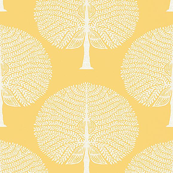 Обои Thibaut T10605 Mulberry Tree Yellow