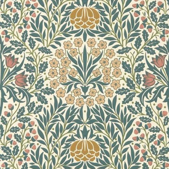 Обои бумажные Morris 217586 коллекции Unfinished Works Wallpaper