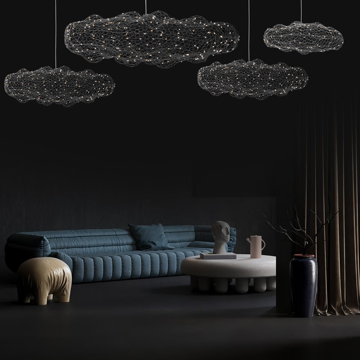 Подвесная люстра Loft IT Cloud 10247/1500 White