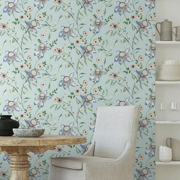 Обои York BL1792 Dream Blossom Light Blue