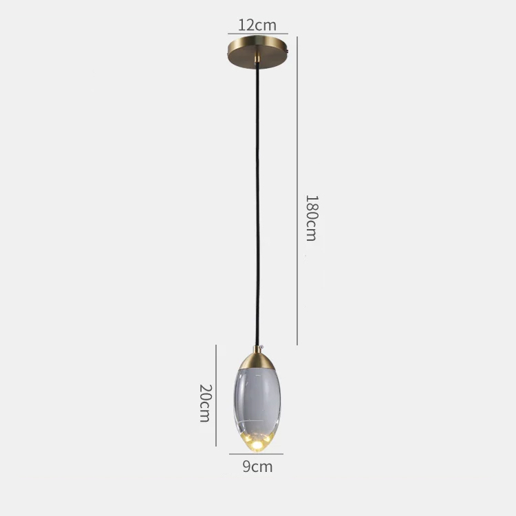 Подвесной светильник DeLight Collection Celestial MT8610-C brass