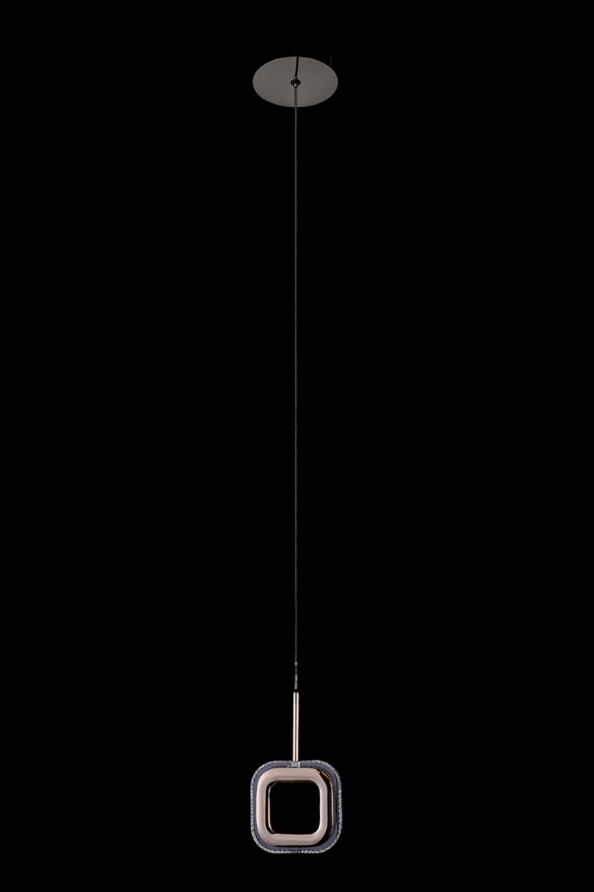 Подвесной светильник Theona LE7701/1S Black Chrome