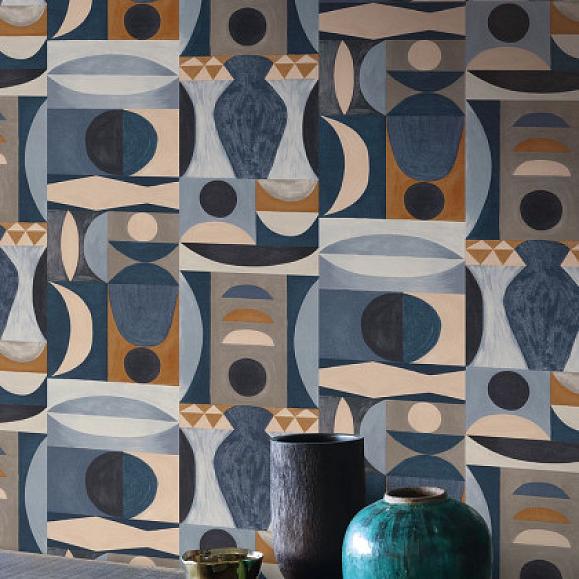 Обои Casamance 76032752 Auguste Marine