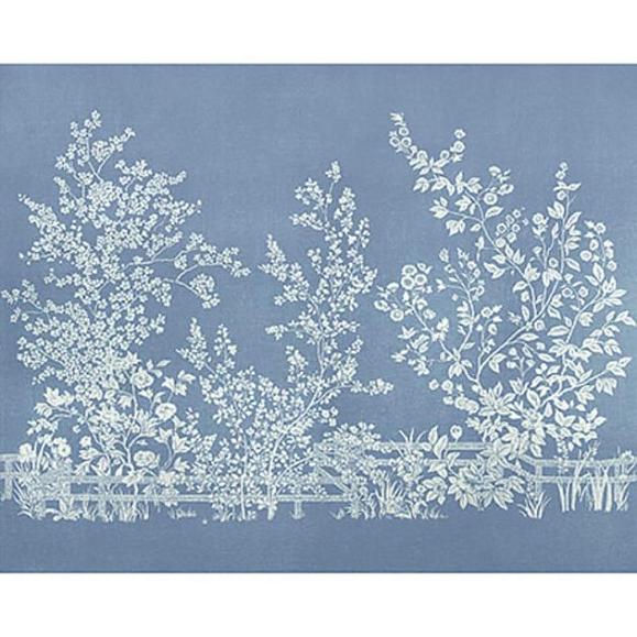 Панно Thibaut TM10856 Villa Garden Mural - Set Navy