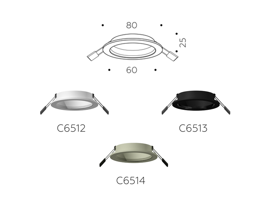 Корпус светильника Ambrella Light DIY Spot C6512