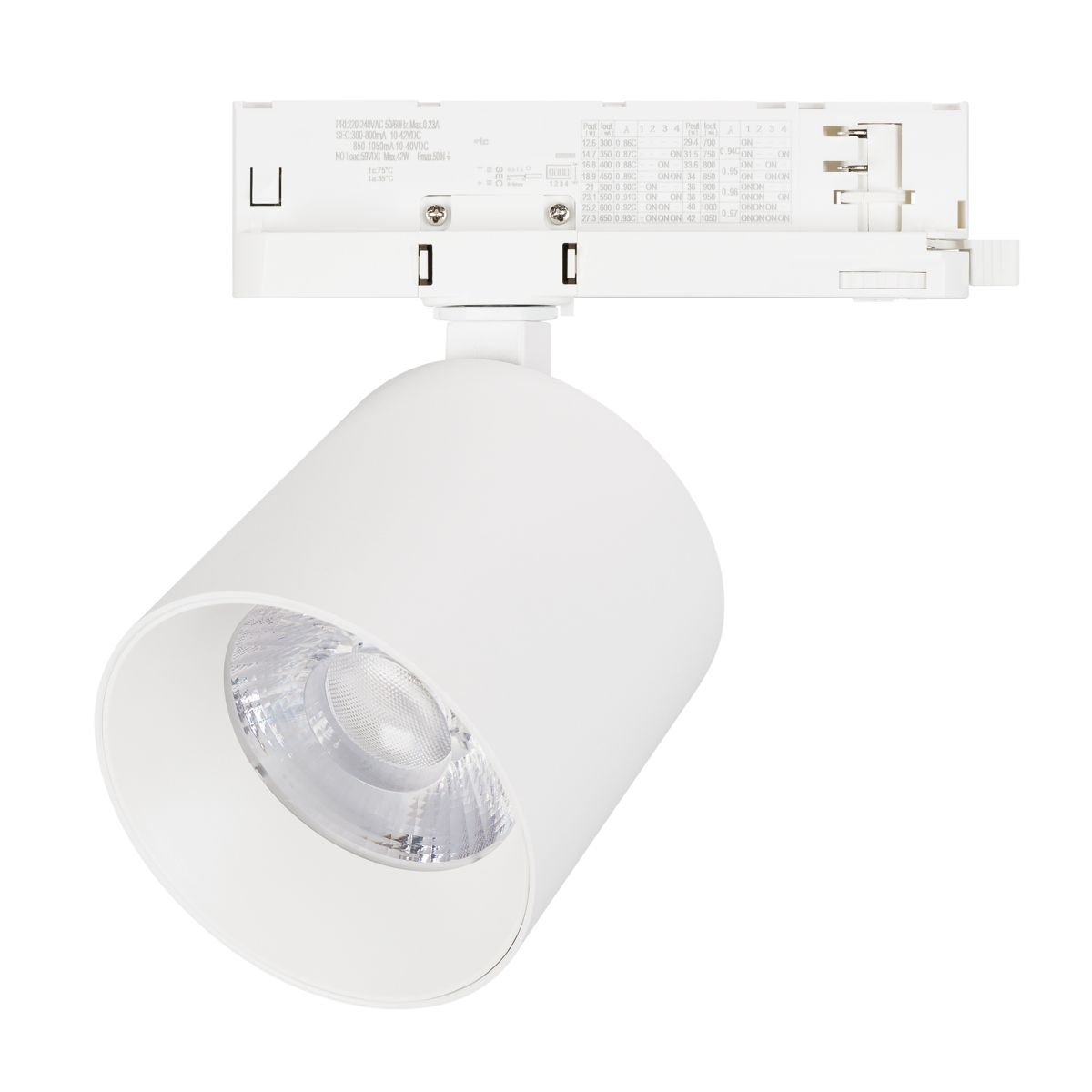 Трековый трехфазный светильник Arlight LGD-DYKE-4TR-R100-36W Day4000 (WH, 20 deg, 230V, TRIAC) (IP20 Металл) 058757