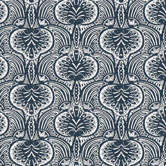 Обои York HO2153 Lotus Palm Navy