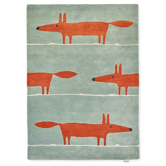 Ковер Scion 25313 (90x150) Mr Fox Mint/Poppy см